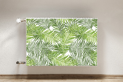 Cubierta decorativa del radiador Hojas de palma