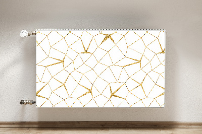 Cubierta magnética para radiador Mosaico dorado