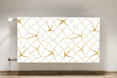 Cubierta magnética para radiador Mosaico dorado