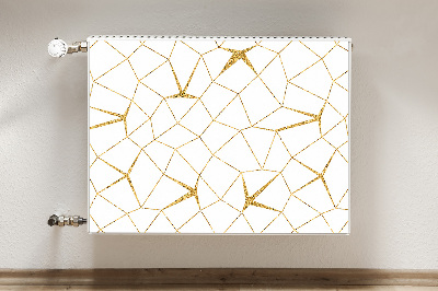 Cubierta magnética para radiador Mosaico dorado