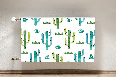 Cubierta decorativa del radiador Cactus pintados