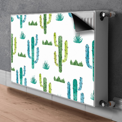 Cubierta decorativa del radiador Cactus pintados