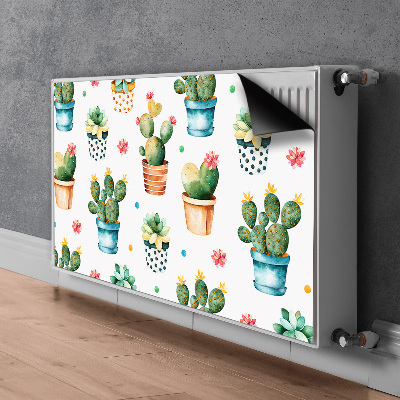 Cubierta decorativa del radiador Cactus pintado