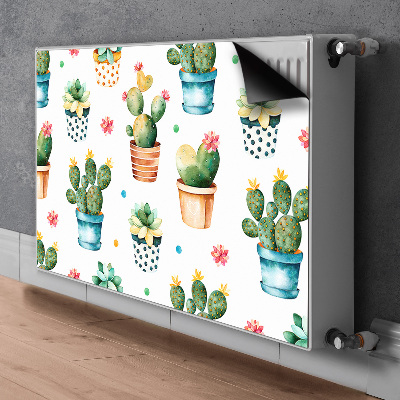 Cubierta decorativa del radiador Cactus pintado
