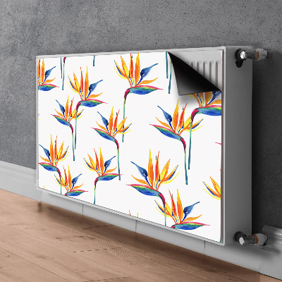 Cubierta magnética para radiador Flores coloridas