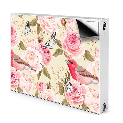 Funda magnética para el radiador Birds Butterflies