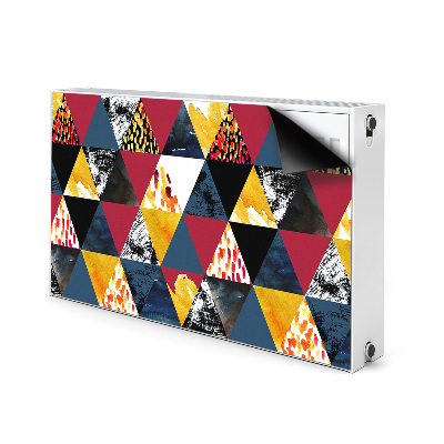 Cubierta decorativa del radiador Mosaico de triángulos