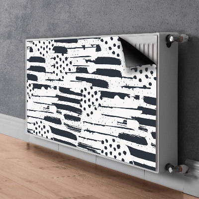 Cubierta decorativa del radiador Pintura abstracta