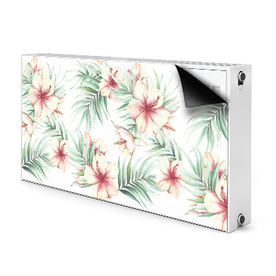 Funda magnética para el radiador Flores hawaianas