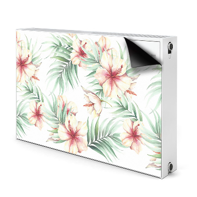 Funda magnética para el radiador Flores hawaianas