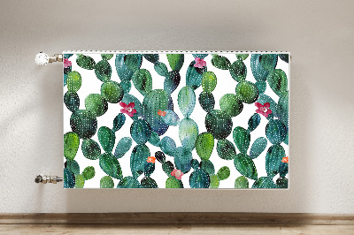 Funda magnética para el radiador Cactus con flores