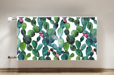 Funda magnética para el radiador Cactus con flores