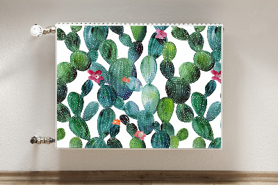 Funda magnética para el radiador Cactus con flores