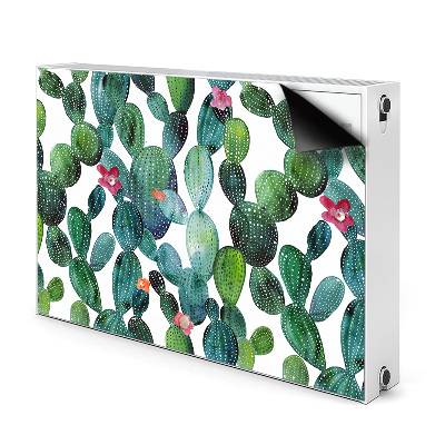 Funda magnética para el radiador Cactus con flores