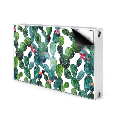 Funda magnética para el radiador Cactus con flores