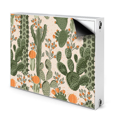 Funda magnética para el radiador Cactus naranja