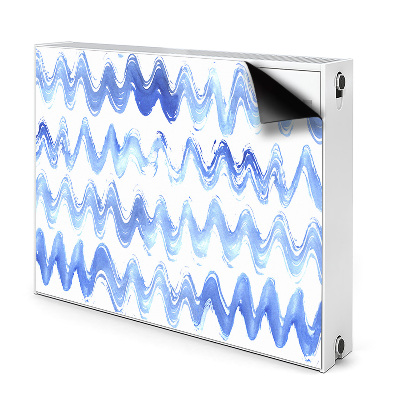 Funda magnética para el radiador Olas de acuarela