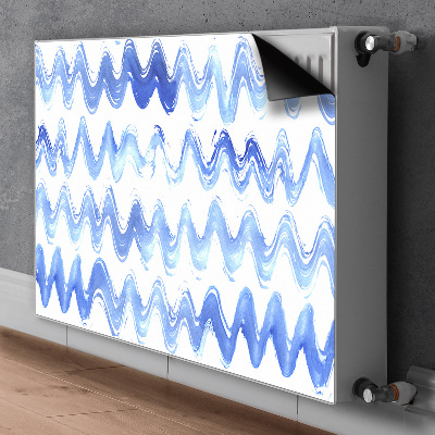 Funda magnética para el radiador Olas de acuarela