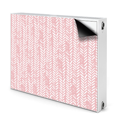 Funda magnética para el radiador Herringbone rosa