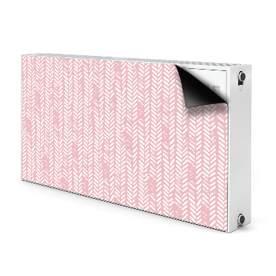 Funda magnética para el radiador Herringbone rosa