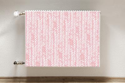 Funda magnética para el radiador Herringbone rosa