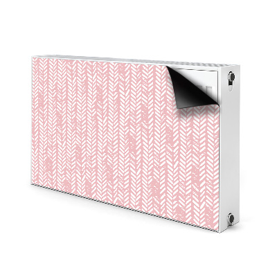 Funda magnética para el radiador Herringbone rosa