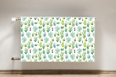 Cubierta decorativa del radiador Cactus pequeños