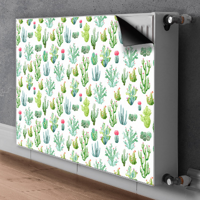 Cubierta decorativa del radiador Cactus pequeños