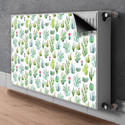 Cubierta decorativa del radiador Cactus pequeños