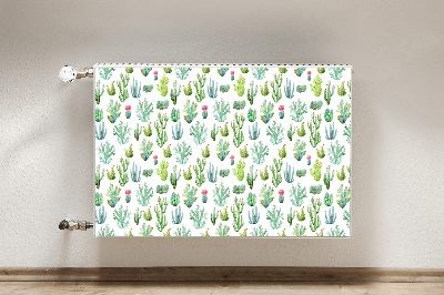 Cubierta decorativa del radiador Cactus pequeños