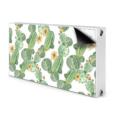 Funda magnética para el radiador Cactus con flores