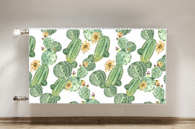 Funda magnética para el radiador Cactus con flores