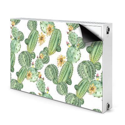 Funda magnética para el radiador Cactus con flores