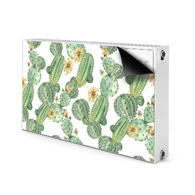 Funda magnética para el radiador Cactus con flores