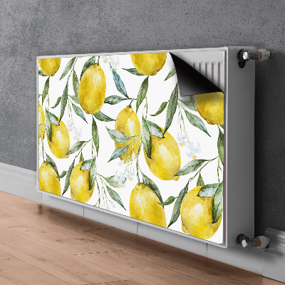 Cubierta decorativa del radiador Limones pintados