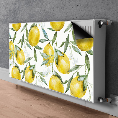 Cubierta decorativa del radiador Limones pintados