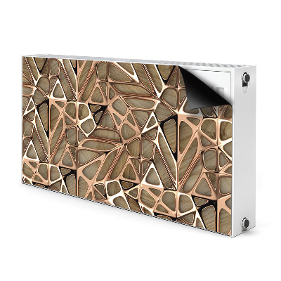 Cubierta decorativa del radiador Madera de malla de cobre