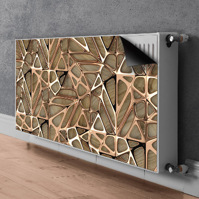 Cubierta decorativa del radiador Madera de malla de cobre