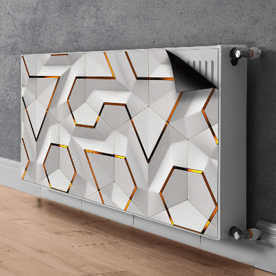 Cubierta decorativa del radiador Patrón 3D moderno