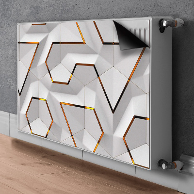 Cubierta decorativa del radiador Patrón 3D moderno
