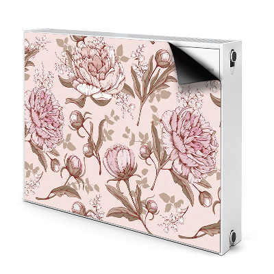 Funda magnética para el radiador Peonies Pink