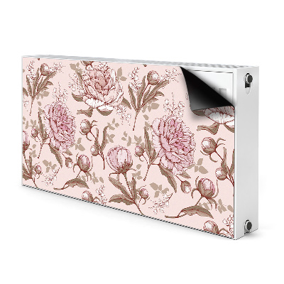 Funda magnética para el radiador Peonies Pink