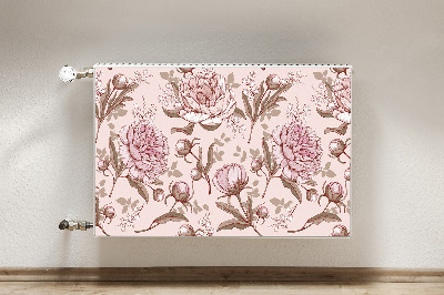 Funda magnética para el radiador Peonies Pink