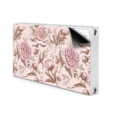 Funda magnética para el radiador Peonies Pink