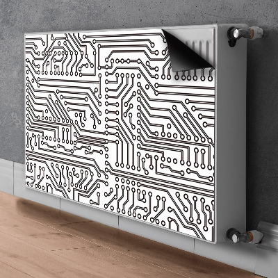 Cubierta magnética para radiador Circuito integrado