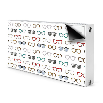 Funda magnética para el radiador Gafas retro