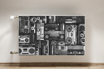 Cubierta decorativa del radiador Boombox de la vieja escuela