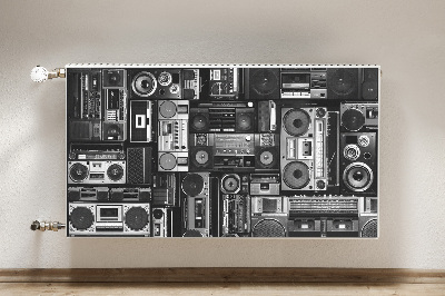 Cubierta decorativa del radiador Boombox de la vieja escuela