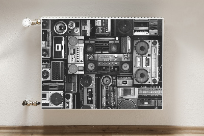 Cubierta decorativa del radiador Boombox de la vieja escuela