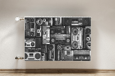 Cubierta decorativa del radiador Boombox de la vieja escuela